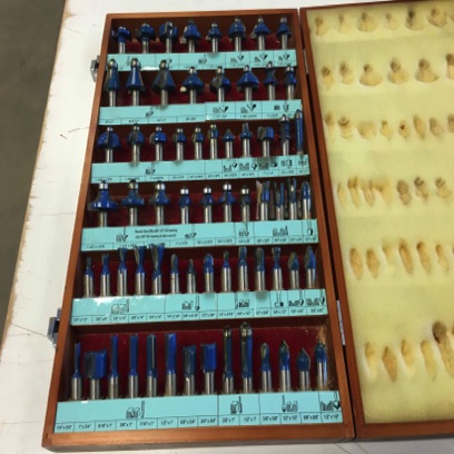 2016-0623 - Router Bits - $500 - Donated by Bill Stuersel