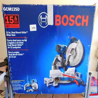 2016-0623 - Bosch Miter Saw - $530 - Donated by Bill Stuersel