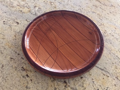 04/08/2015 - Bowl made of Redwood & Purple Heart by Rami Mayron