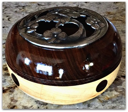 07/08/15 - Maple & Walnut Potpourri Pot  - Rami Mayron