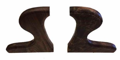 2016-1003 - Black Walnut Book Ends made by Pat Carlberg