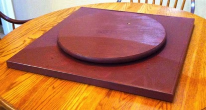 02/09/15 - Lazy Susan Game Board Under Side - Made by Rick Shepherd