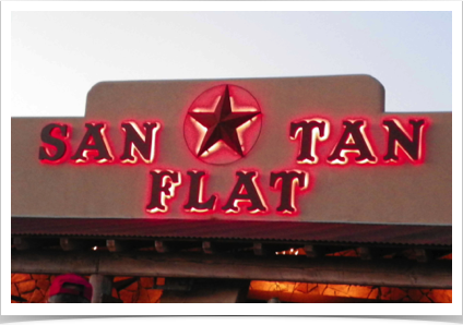 San Tan Flat - Great place to eat, even better in the evenings