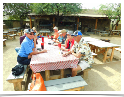 Having lunch at San Tan Flat