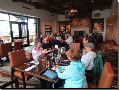 The Group ready for lunch