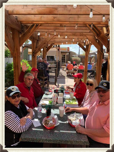 Lunch at Pita Patio Cage in Coolidge