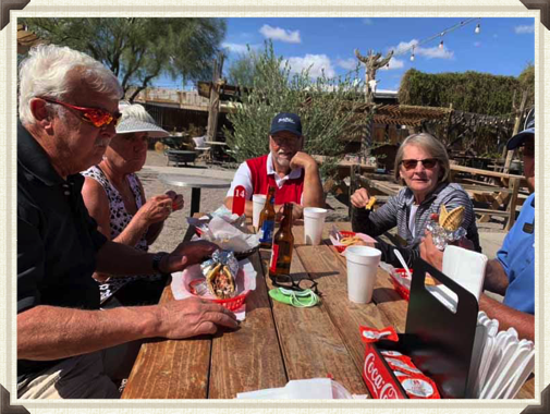 Lunch at Pita Patio Cage in Coolidge