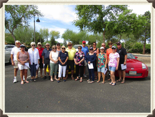 The Group ready to leave