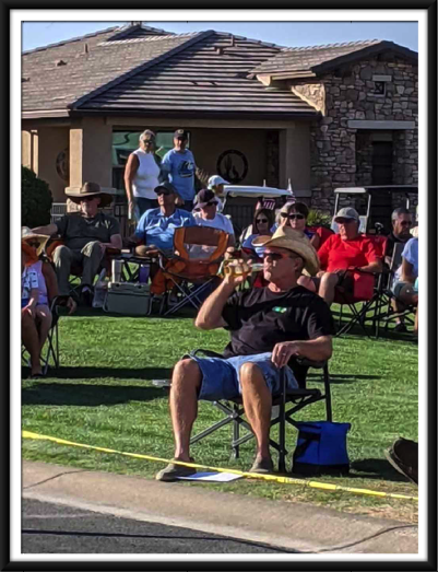 Ron having a beer