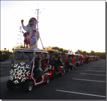 The carts are all ready to take off