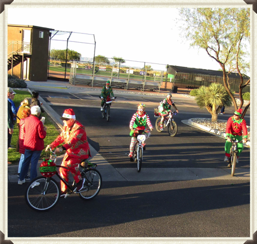 Bicycles taking up the rear