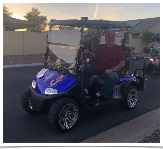 Joe & Pat leading the parade